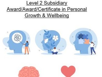 Appreciating Emotional Health & Wellbeing - L2 Personal Growth