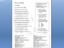 Romeo and Juliet - Translating the Prologue