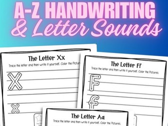 A-Z Letter Sounds and Handwriting