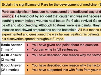 Renaissance Medicine: Lesson 3: How important were Pare’s discoveries?