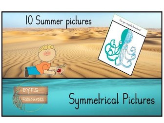 EYFS Summer Symmetry Worksheets & Pattern Activities