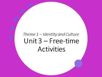 Context 1 -Unit 3 - Free Time Activities