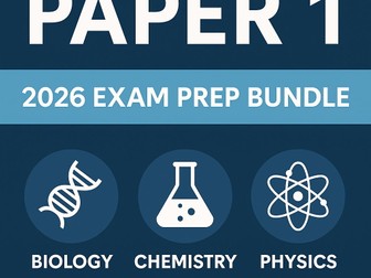 AQA GCSE Combined Science Paper 1 – 2026 MEGA Exam Prep Bundle (Higher)