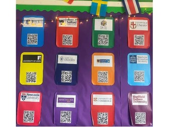 Geography University Courses QR Codes