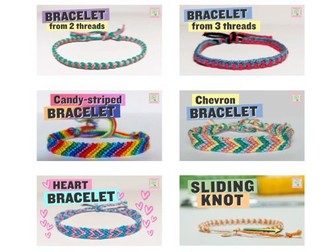 Friendship Bracelets (Video Tutorials)