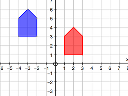 Maths - Translation of Shapes (Worksheet) by Lresources4teachers