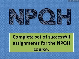 NPQH 2019 Final Assessments Tasks 1 and 2