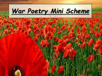 War Poetry Mini Scheme