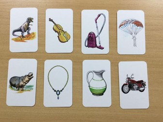Syllables Set - Picture cards and game ideas to develop syllabification