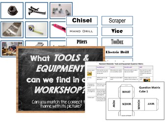 Revision Activities Bundle-Tools & Equipment plus Material Research
