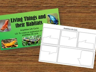 Amphibian Life Cycles Lesson with Differentiation - Year 5 Living Things & their Habitats Lesson 4