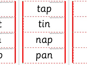 Rapid Catch Up Phase 2 Week 1 (supports Little Wandle)