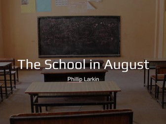 The School in August