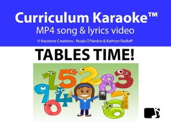 'TABLES TIME!' ~ 1 - 12 Times Tables Song Videos Bundle & Lesson PDFs