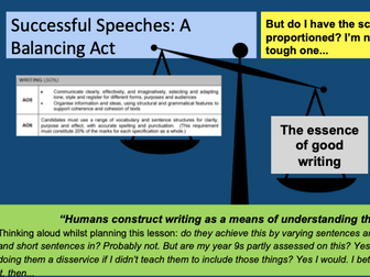 Analysing Speeches - Remote Learning Live Lesson