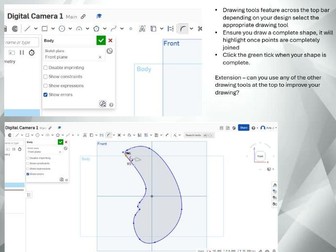 Onshape - Digital Camera Design - 3D Design - Product Design