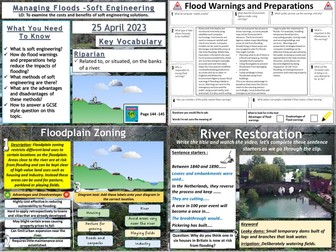 Managing Floods - Soft Engineering