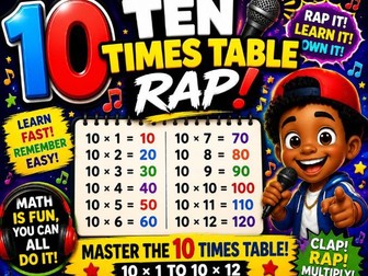 Ten times table rap song