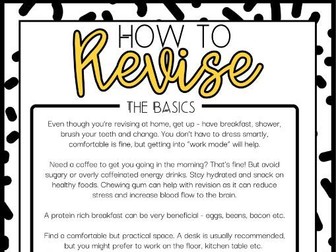 Revision - A how to guide