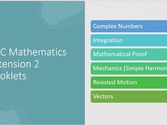 Mathematics Extension 2 Course Booklet Bundle