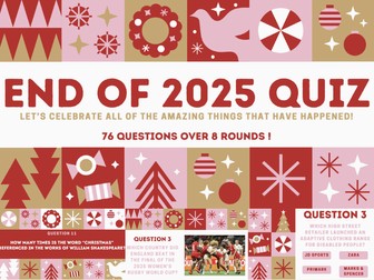 Christmas / End of Year Quiz 2025