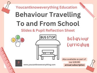 Behaviour travel to and from school