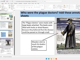 All lessons and worksheets for OCR B GCSE people's health- early modern