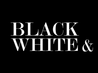 Revision Resource Collection I Black & White