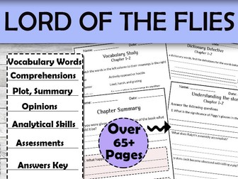 Lord of the Flies Novel Study