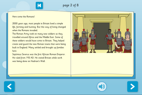 Black History in Britain Interactive Information Book - Reading Level A - KS2