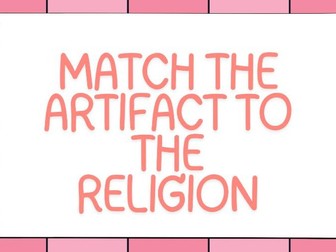 Religious Studies artifact game