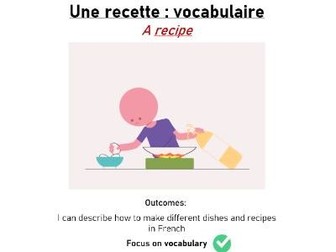 Recipes - vocab lesson