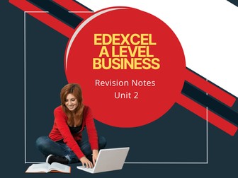 Edexcel AS/A-Level Business Unit 2 Notes: Managing business activities