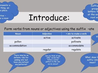 Year 5 Suffixes and Prefixes
