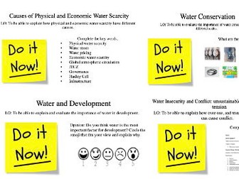 Water Conflicts - Full SofW