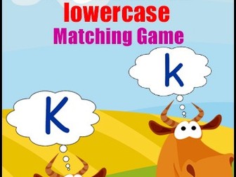 Capital Letter Game - A Memory Game for Matching Uppercase & Lowercase Letters