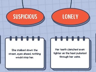 How writers create mood - recognising and developing detail in writing