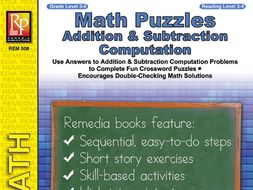 Math Puzzles: Addition & Subtraction Computation