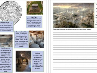 Ancient Rome Booklet for KS3: 12 lessons