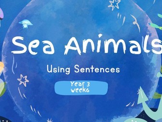 Thai Sea Animals for Primary Learners: Interactive PowerPoint only"