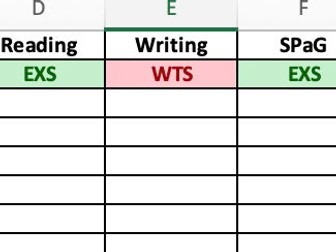 Transition Tracker with Colour-Coded Conditional Formatting – Editable Excel Tool