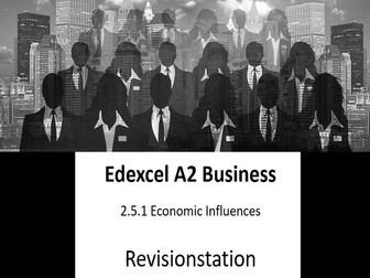 Edexcel A level Business 2.5.1 Economic Influences complete lesson