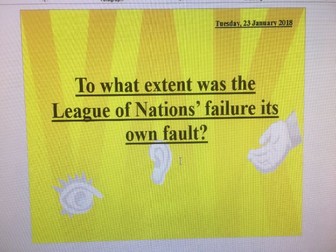 To what extent was the League of Nations its own fault?