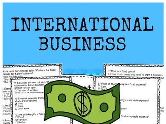 International Business - Multiple Choice Quiz