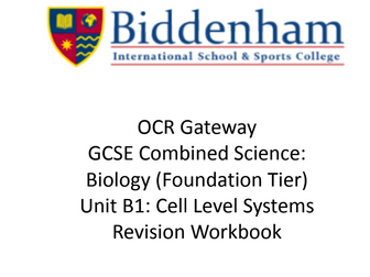 OCR Gateway GCSE Science revision workbooks