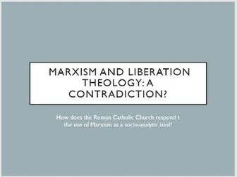 Liberation Theology 3 OCR Developments in Christian Theology