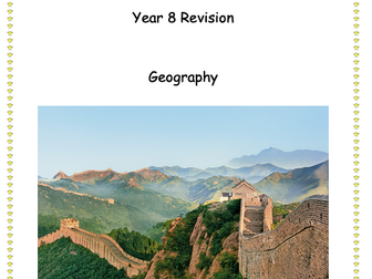 Geography Revision Booklet - population graphs, one child policy and birth/death rates.
