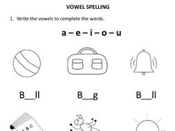 vowel spelling for year 1 students teaching resources