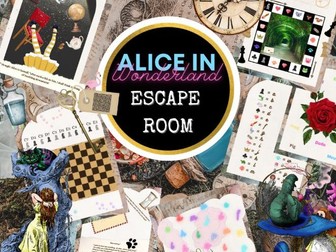 Alice in Wonderland Escape Room Game - KS1 - KS2