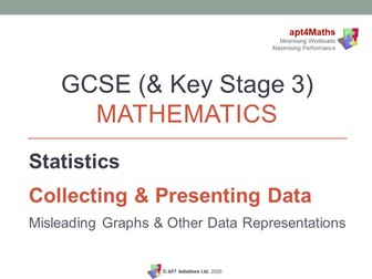 apt4Maths: Lesson 14 on Collecting & Presenting Data: MISLEADING GRAPHS & OTHER DATA REPRESENTATIONS